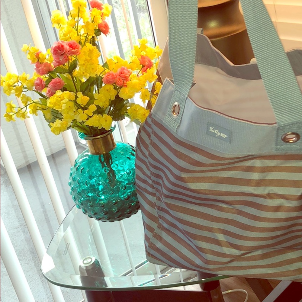 Blue and Grey - Thirty-one tote